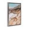 Stupell Industries Rocky Ocean Cove Framed Floater Canvas Wall Art Design by Nataly White